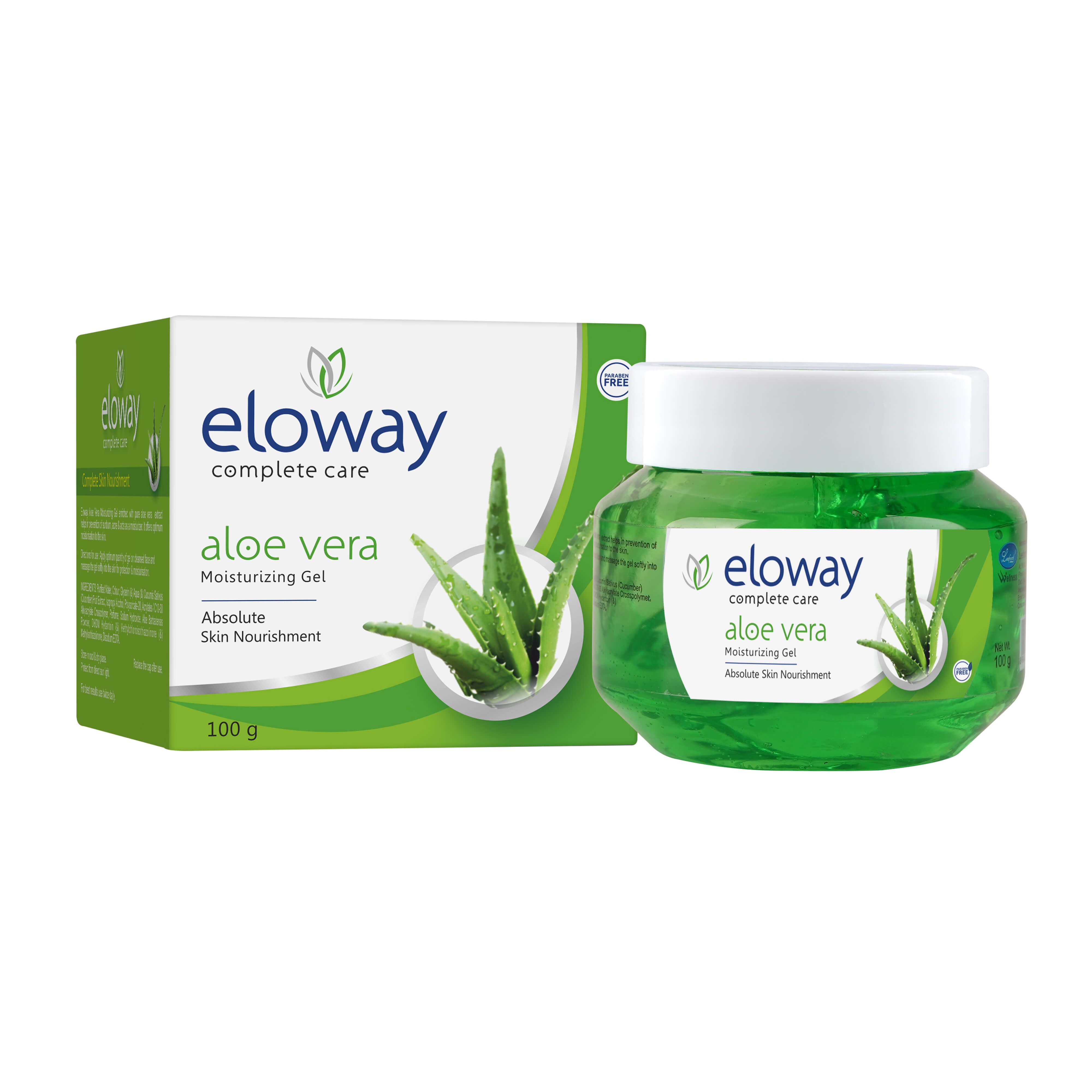 Buy Eloway Aloe Vera Moisturising Beauty Gel for Acne, Pimple Free and Glowing Skin 100ml Online in - Leeford