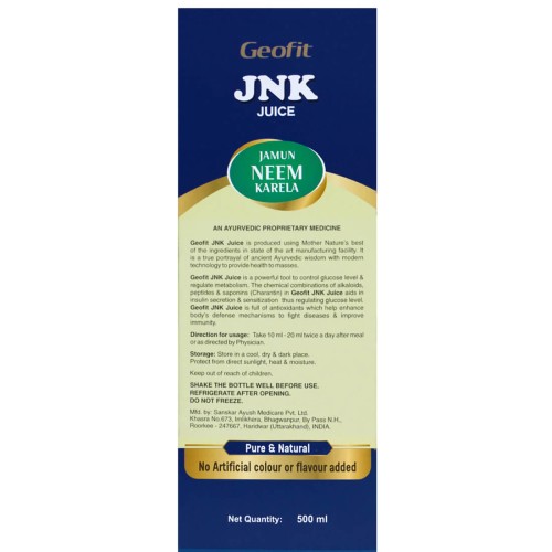 Geofit Jamun Neem Karela Juice - 500ml