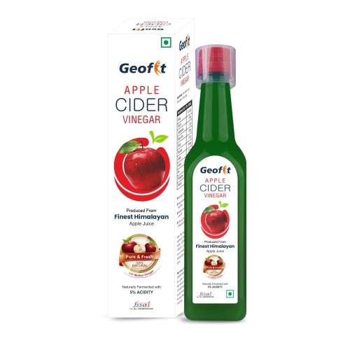 Geofit Organic Apple Cider Vinegar - 500ml | Improves Digestion, Immunity, Manage Weight