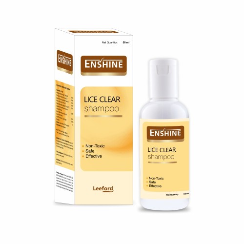 Enshine Lice Clear Shampoo with Neem, Anti-Lice Shampoo - 50ml