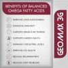 Geomax3g Omega 3, Omega 6 and Omega 9 Softgel Capsules, Helps In Immune System and Beneficial for Skin and Hair 10 Capsules