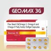 Geomax3g Omega 3, Omega 6 and Omega 9 Softgel Capsules, Helps In Immune System and Beneficial for Skin and Hair 10 Capsules