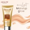 Meglow Skin Care Combo for Women - Bb+ Cream 30g , Refreshing Face Wash 70g and Apricot Scrub 70g-  Pack of 3